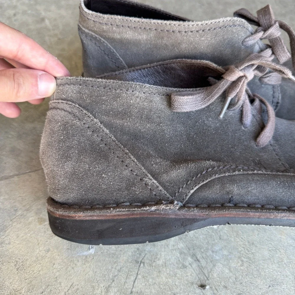 John Varvatos USA Mens Grey Suede Hipster Chukka Boots F505K4B Size 10M